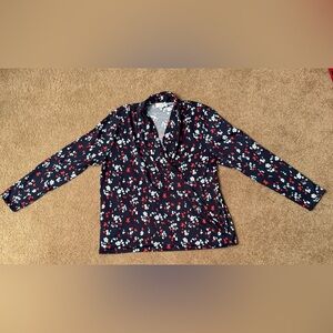 LOFT Outlet Floral Wrap Lightweight Sweater Size XL